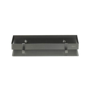 Полка для душа прямая LEMARK 300 мм SHELF LINE из нерж. стали с крючками, графит
