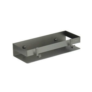Полка для душа прямая LEMARK 300 мм SHELF LINE из нерж. стали с крючками, графит
