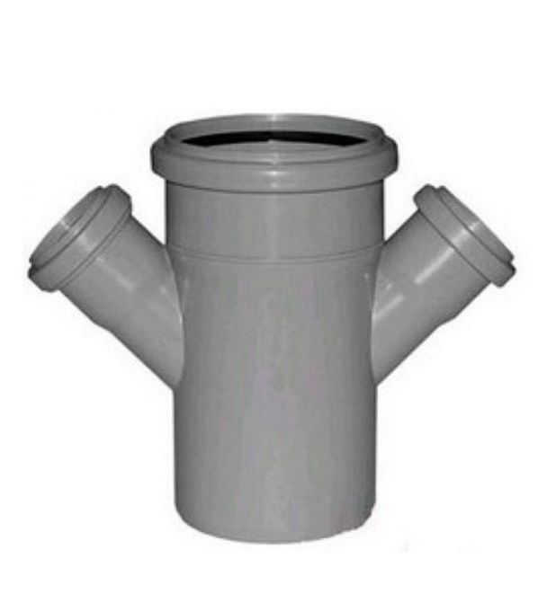 Крестовина одноплоскостная д=110 х 50 х 50/ 45* канализ. PRO AQUA