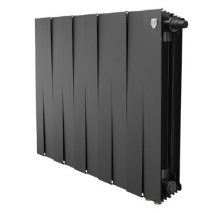 Радиатор биметаллический Royal Thermo PianoForte 500 Чёрный VR80 – 10 секц.