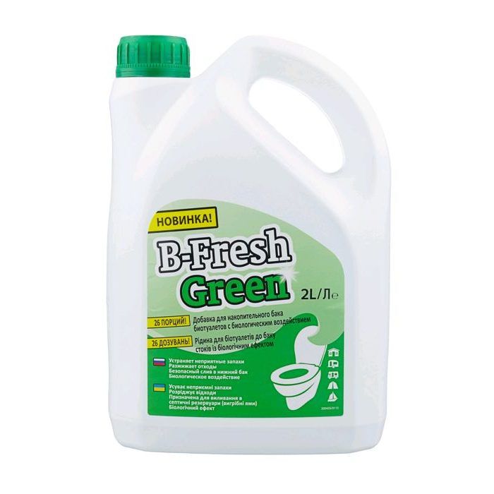 Жидкость туалетная B-Fresh Green 2л (расщепитель)