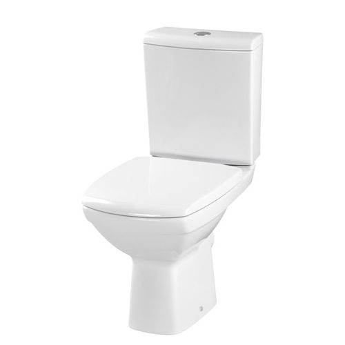 Унитаз-компакт Carina New Clean on 011 безободковый, нижн. подв, прямой выпуск, сид. микролифт