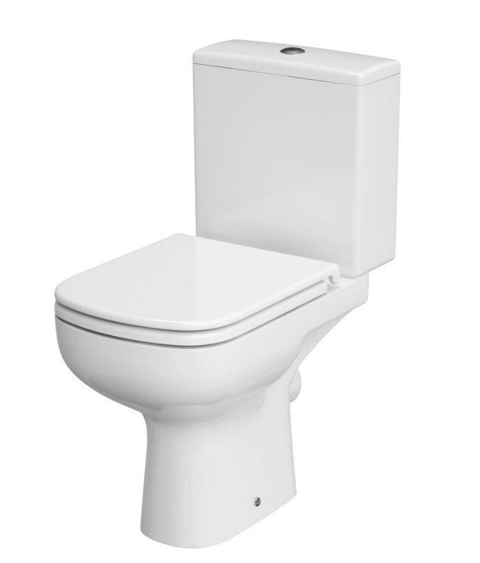 Унитаз-компакт Colour Clean On 011 безободковый, нижн. подв, прямой выпуск, сид. микролифт