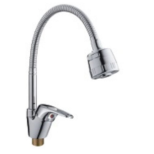 Смеситель для кухни однорычажный, гибкий излив (D150359-T) л/г D-Lin