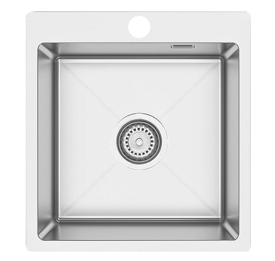 Мойка нерж.сталь 450 х500 врезная Практика PRB450.500 – GT10C 0CW