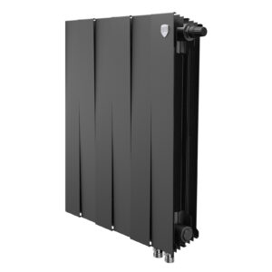 Радиатор биметаллический Royal Thermo PianoForte 500 Чёрный VR80 – 6 секц.