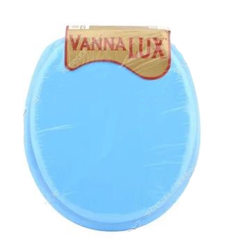 Сиденье для унитаза мягкое, голубое ОКЕАН/Vanna Lux