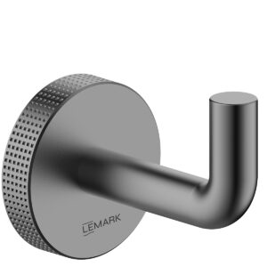 Крючок для полотенец LEMARK BELUGA, сталь, графит