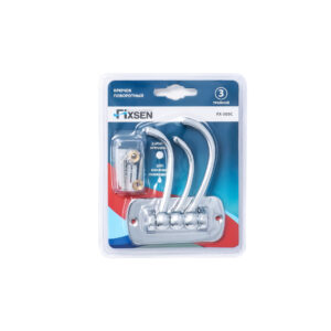 Крючок поворотный тройной FIXSEN (FX-505C)