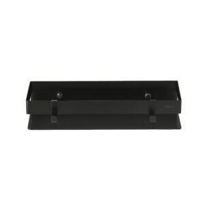 Полка для душа прямая LEMARK 300 мм SHELF LINE из нерж. стали с крючками, черный