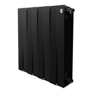 Радиатор биметаллический Royal Thermo PianoForte 500 Чёрный – 8 секц.