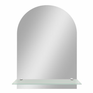 Зеркало Арка 390х590 с полкой