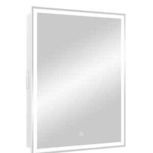 Зеркало-шкаф Allure LED 550х800 правый с розеткой