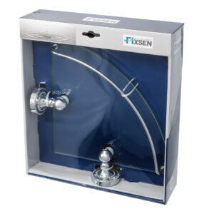 Полка стеклянная угловая FIXSEN Style (FX-41103A)