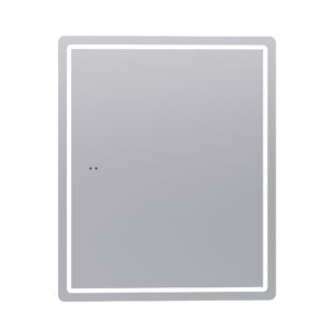 Зеркальный шкаф Geometry Comfort 50, в сборе, подвесной, белый