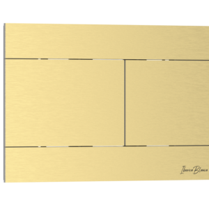 Кнопка смыва IBERICA BLANCA INOX-R нержавеющая сталь, золото матовое (IB.B015.03)