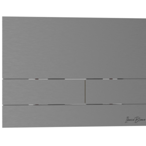 Кнопка смыва IBERICA BLANCA INOX-S нержавеющая сталь, вороненая сталь (IB.B016.02)