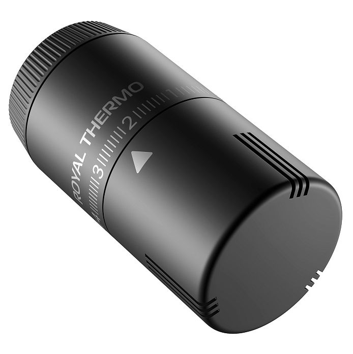 Термоголовка жидкостная черная М30х1,5 Royal Thermo Design