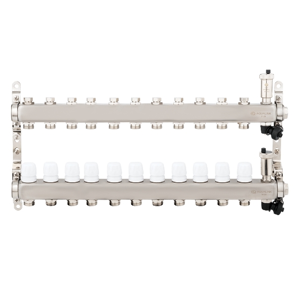 Коллекторная группа нерж в сборе 1 x11 вых ЕК 3/4 (02809) Aqualink