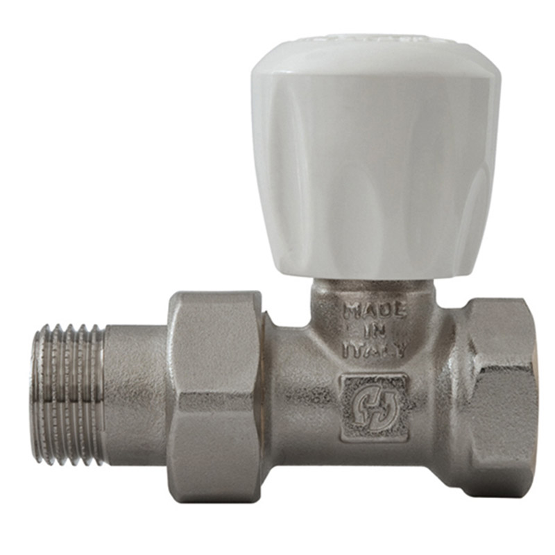 Клапан ручной регулировки для радиатора прямой 1/2х3/4ЕК Hoobs (HB-400A)