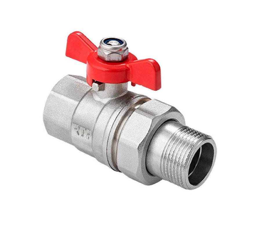 Кран шар д=20 б г/ш PN25/40 (американка) (34633) RTP