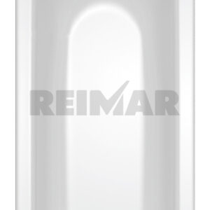REIMAR Ванна стальная 170x75x40 cм. с опорной подставкой, без ранта, белая орхидея, форма Аула, ВИЗ