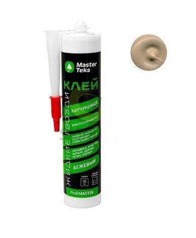 Жидкие гвозди MasterTeks ProfiMaster 915 влагостойкий бежевый 400гр. (9752944)