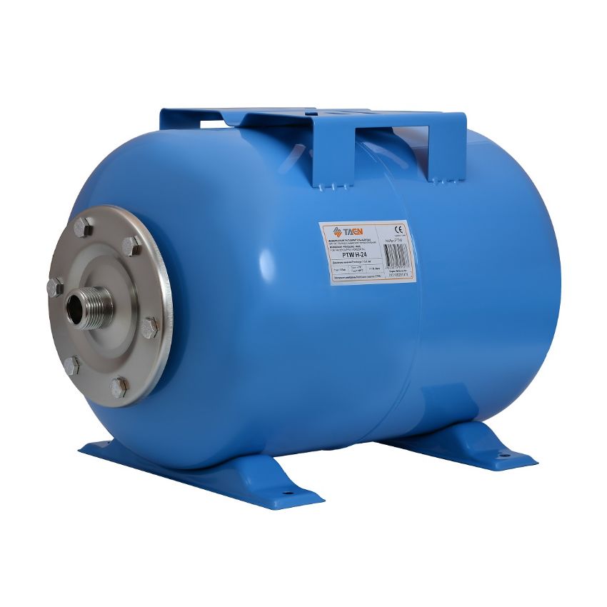 Гидроаккумулятор горизонтальный 24л (PTW-24H/WT-24LH), TAEN
