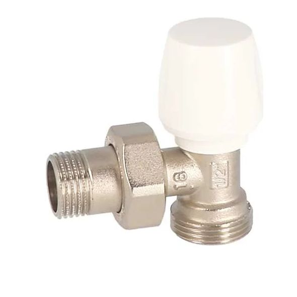 Клапан ручной регулировки для радиатора угловой 1/2 Hoobs (HB-490A)
