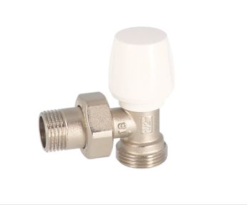 Клапан ручной регулировки для радиатора угловой 1/2х3/4ЕК Hoobs (HB-490A)