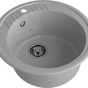 GRANFEST Мойка композит RONDO GF-R–520 D=520 мм серый арт.GF-