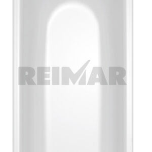 REIMAR Ванна стальная 170x70x40 cм. с опорной подставкой, без ранта, белая орхидея, форма Аула, ВИЗ