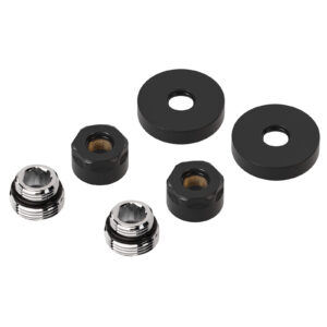 Набор подключения Royal Thermo Design 1/2″ ВР – 15 мм (черный)