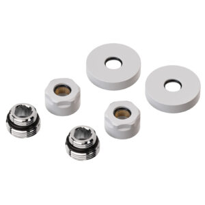 Набор подключения Royal Thermo Design 1/2″ ВР – 15 мм (белый)