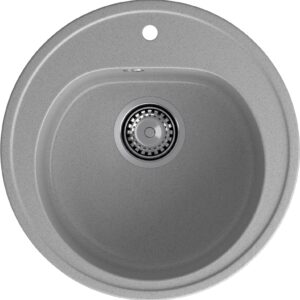 GRANFEST Мойка композит RONDO GF-R–510 D=510мм серый арт.GF-