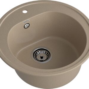 GRANFEST Мойка композит RONDO GF-R–510 D=510мм песочный арт.GF-