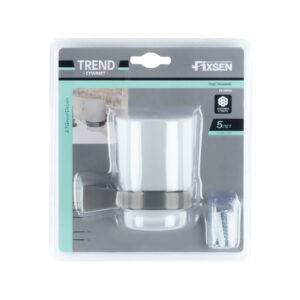 FIXSEN “ТРЕНД ГРАФИТОВЫЙ / TREND GRAPHITE” Подстаканник одинарный FX-98006
