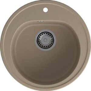 GRANFEST Мойка композит RONDO GF-R–510 D=510мм песочный арт.GF-