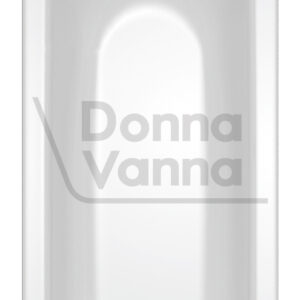 DONNA VANNA Ванна стальная 170x75x40 cм. с опорной подставкой,без ранта,белая орхидея, ф.Аула, ВИЗ