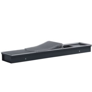 Конвектор водяной PrimoClima PCN 1000x304x83 мм, внутрипольный, с решеткой, цвет анодированный алюминий натуральный
