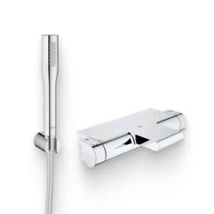 Душевой комплект Термостат Grohe Grohtherm 2000 New 34464001, для ванны с душем + Гарнитур Euphoria Cosmopolitan 27369000