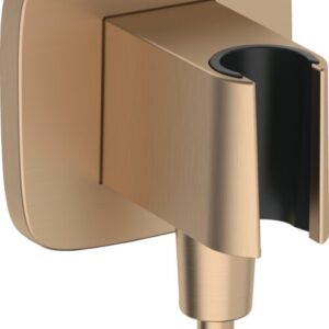 Шланговое подключение Hansgrohe FixFit Q 26887140 шлифованная бронза
