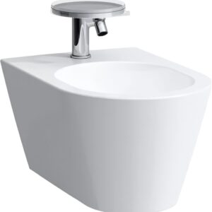 Биде подвесное Laufen Kartell by Laufen 8.3033.1.000.302.1 глянцевое белое, с донным клапаном