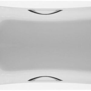Акриловая ванна Roca BeCool 180x80 см, встраиваемая, белая, с каркасом, с ручками, со сливом-переливом