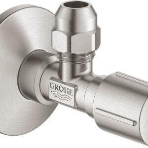 Вентиль Grohe 22037DC0 угловой, 1/2"НРх3/8"НГ, суперсталь