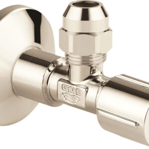 Вентиль Grohe 22039BE0 угловой, 1/2"НРх3/8"НГ, никель