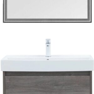 Мебель для ванной комнаты Aquanet Nova Lite 75 напольная, дуб рошелье, 3 ящика