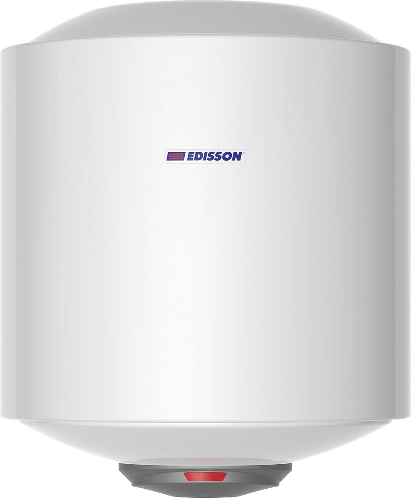 Накопительный водонагреватель Edisson Glasslined ER 50 V электрический, 50 л, настенный, вертикальный, белый