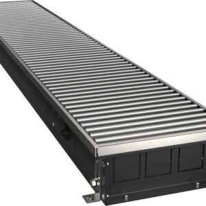 Конвектор водяной Royal Thermo Atrium DG U 1800x200x90 мм, внутрипольный, с решеткой, цвет натуральный алюминий