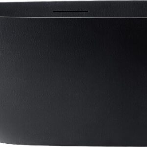 Ванна из искусственного камня Abber Dortmund 170x75 см, отдельностоящая, черная, овальная, со сливом-переливом